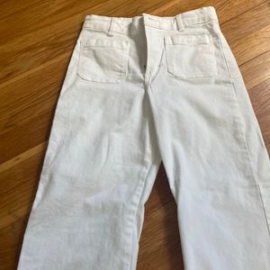 WHITE GIRLS JEANS